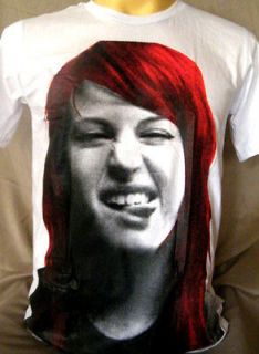   punk rock emo band vocalist Hayley Williams mens t shirt size XL