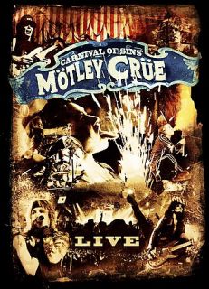 Motley Crue   Carnival Of Sins LIVE DVD, 2005, 2 Disc Set