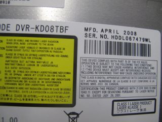 Toshiba Satellite A305D S6848 DVD MULTI RECORDER DVD KDO8TBF