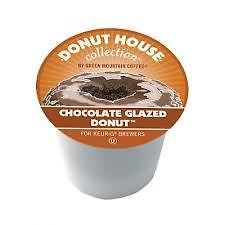 Chocolate Glazed Donut Shop Coffee K Cups, Keurig 12 K Cups 