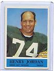 1964 PHILADELPHIA FOOTBALL #75 HENRY HANK JORDAN   GREEN BAY PACKERS 