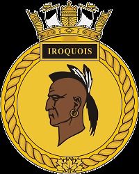 Canadian Navy HMCS Iroquois (DDG 280) Destroyer Badge Sticker