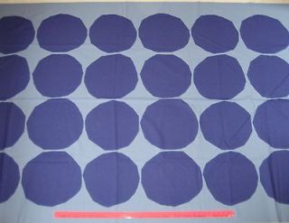 Marimekko Kivet Pattern Fabric Polka Dot Green (3 yds x 56) FREE 