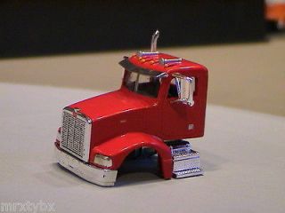   SEMI TOY TRUCK DAY CAB LOOSE GREAT FOR CUSTOMS PETE 385 HEIL RED