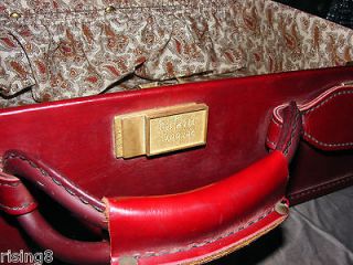 Vintage Hartmann Luggage Suitcase Red