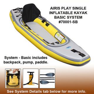   High Pressure Inflatable Kayak System from Walker Bay w/paddle, pump
