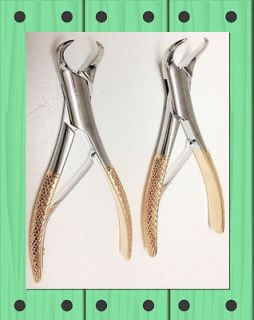   Baby Tooth Extracting Forcep 23 Cow Horn L Molar German SS Dental