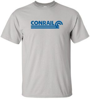 CONRAIL T shirt Defunct RAILROAD TRAIN Company COOL 80s TEE