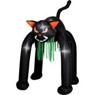  11 ft Inflatable Airblown Cat Archway Halloween Walkway Decoration