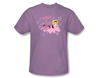 Licensed I Dream of Jeannie TV Show Out of Bottle Distressed T Shirt 