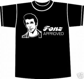 The FONZ T Shirt Happy Days** Choose Size/Colour **