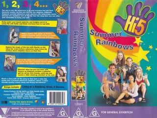 HI 5 SUMMER RAINBOW VHS VIDEO PAL~ A RARE FIND IN EXCELLENT CONDITION