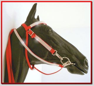 Fancy Show Horse BRIDLE & REINS Tack Crystal Rhinestones BLING!!