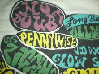   Punk T shirt Sublime Pennywise No Doubt Vandals Ziggens Skunk Records