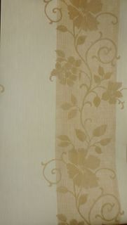 Laura Ashley vintage wallpaper Howell gold stripe floral 2 available