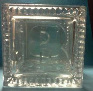 Crystal Baby Block Cube Planter great baby shower gift party favor
