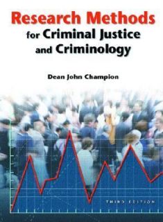   and Criminology by Dean John Champion 2005, Paperback, Revised