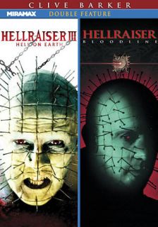 Hellraiser 3 Hell on Earth Hellraiser 4 Bloodline DVD, 2011, 2 Disc 