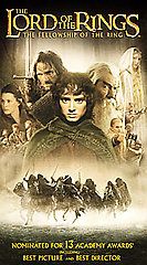 The Lord of the Rings The Fellowship of the Ring VHS, 2002, Spanish 