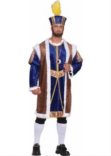 Henry VIII King Medieval Renaissance Dress Up Halloween Adult Costume 