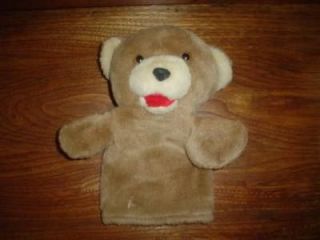 HUGGIES Diapers Vintage 9 Inch Teddy Bear Puppet Rare