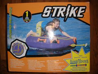 NEW Airhead Strike 1 Rider Person Towable Tube & Water Bazooka