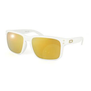 Oakley Holbrook Shaun White Polished White 24k Gold Iridium Sunglasses 