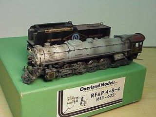 Overland HO BRASS Korea Steam Loco 4 8 4 &Tendr Richmond OB Exc+