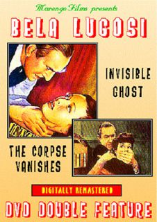 Bela Lugosi DVD Double Feature Invisible Ghost The Corpse Vanishes DVD 