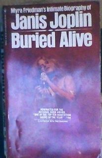   BURIED ALIVE   Myra Friedmans Intimate Biography 1974 Bantam PB