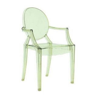 Kartell Starck Louis Ghost Chair Transparent Green Authentic