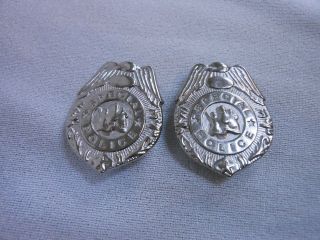 Silver Special Police Shoe Clips From Ellie, Police, Detective 