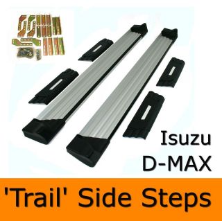 Isuzu D Max Rodeo Dmax 02 07 Side Steps Running Boards Side Bars 