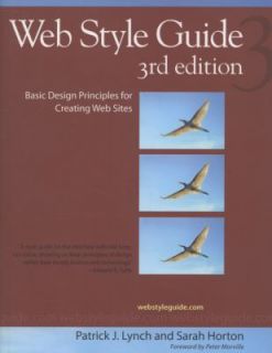   Patrick J. Lynch and Sarah Horton 2009, Paperback, Guide Instructors