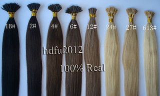 remy i tip hair extensions in Womens Hair Extensions