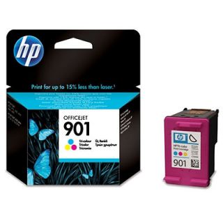 Genuine HP 901 Tri Colour Ink Cartridge CC656AE for Officejet Printers