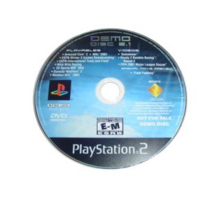 PlayStation 2 Demo Disc Version 2.1 Sony PlayStation 2