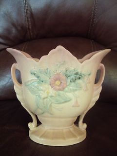 Vintage Hull Gorgeous 1940s Art Pottery Wildflower Vase. HTF