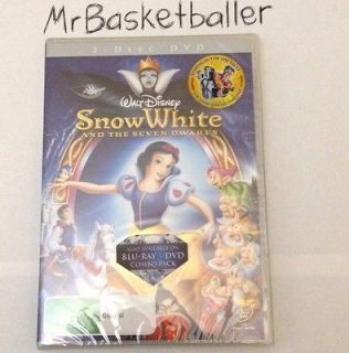 Brand New SNOW WHITE AND THE SEVEN DWARFS 2 DISC SEALED DVD R4 Walt 
