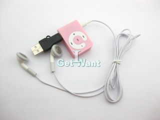 New Mini  Player USB 2.0 TF Micro SD Card Reader Baby Pink