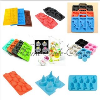 Silicone Ice Cube Tray Brick Chocolate Jelly Maker Mold Mould Party 
