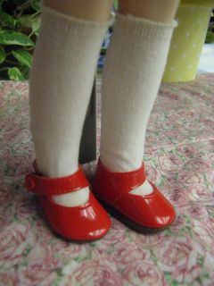 Cute RED Mary Jane DOLL SHOES for 14 IDEAL TONI P 90