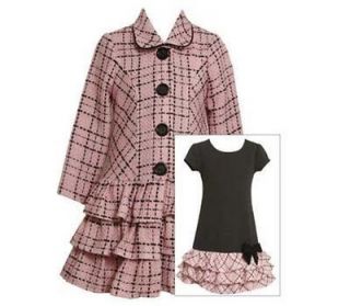 Boutique Girls Bonnie Jean Dress & Coat Sz 14 Clothing Pageant 