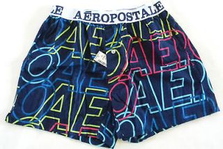 mens aeropostale aero blue boxer shorts size s 28 30