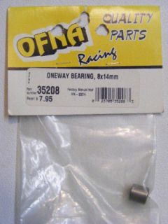 OFNA #35208 One way bearing  8 x14mm roller pin type