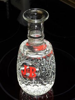 RARE SCOTCH GLASS DECANTER Clear Dimpled Bar Bottle Paddington 