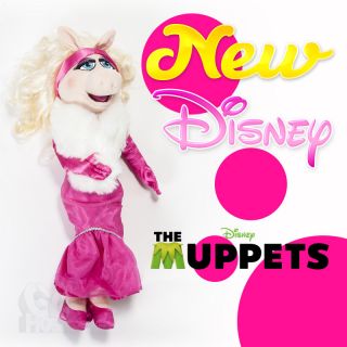 NEW Disney The Muppets Movie 19 H MISS PIGGY Genuine Plush Stuffed 