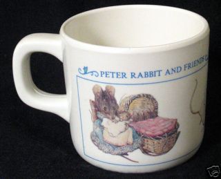 WARNE PETER RABBIT & FRIENDS PLASTIC FEEDING CUP BABY