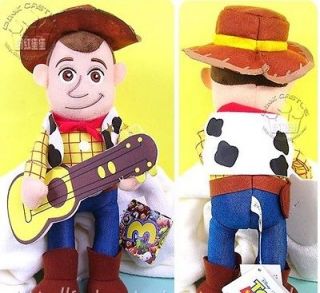 Disney Toy story Woody with Guitar stuffed doll plush toy 12 Brand 