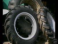 FORD JOHN DEERE (2) 11.2x28 Farm Tractor Tires w/ Rims & (2)400x19 3 